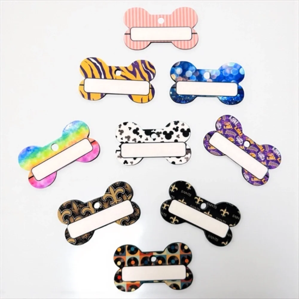 Paw-some Personalized Pet ID Tags: Make Them Unique! Double-sided I Handmade
